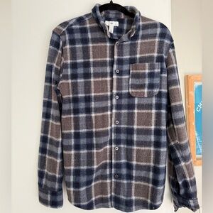 BP Blue and White Plaid Shirt - S